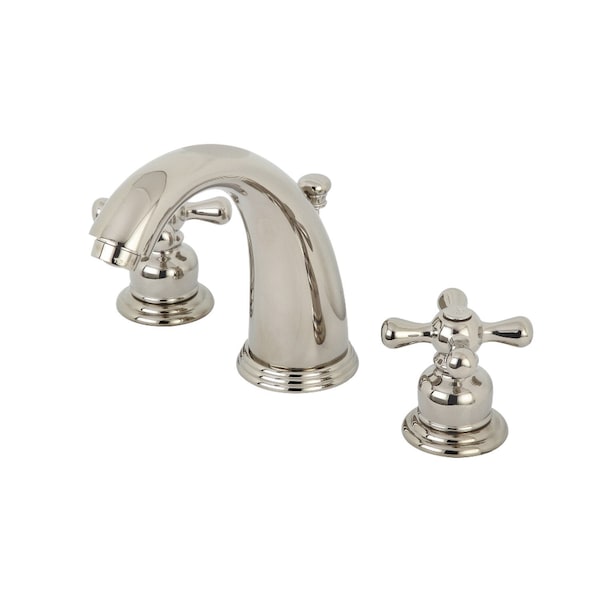 Kingston Brass KB986AXPN Victorian 2-Handle 8" Widespread Bathroom Faucet, Nickel KB986AXPN - main